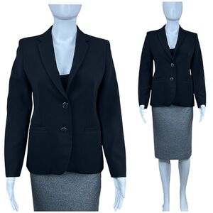 Max Mara Studio Single Breasted Blazer Jacket Womens Sz 2 Old Money Quiet Luxury